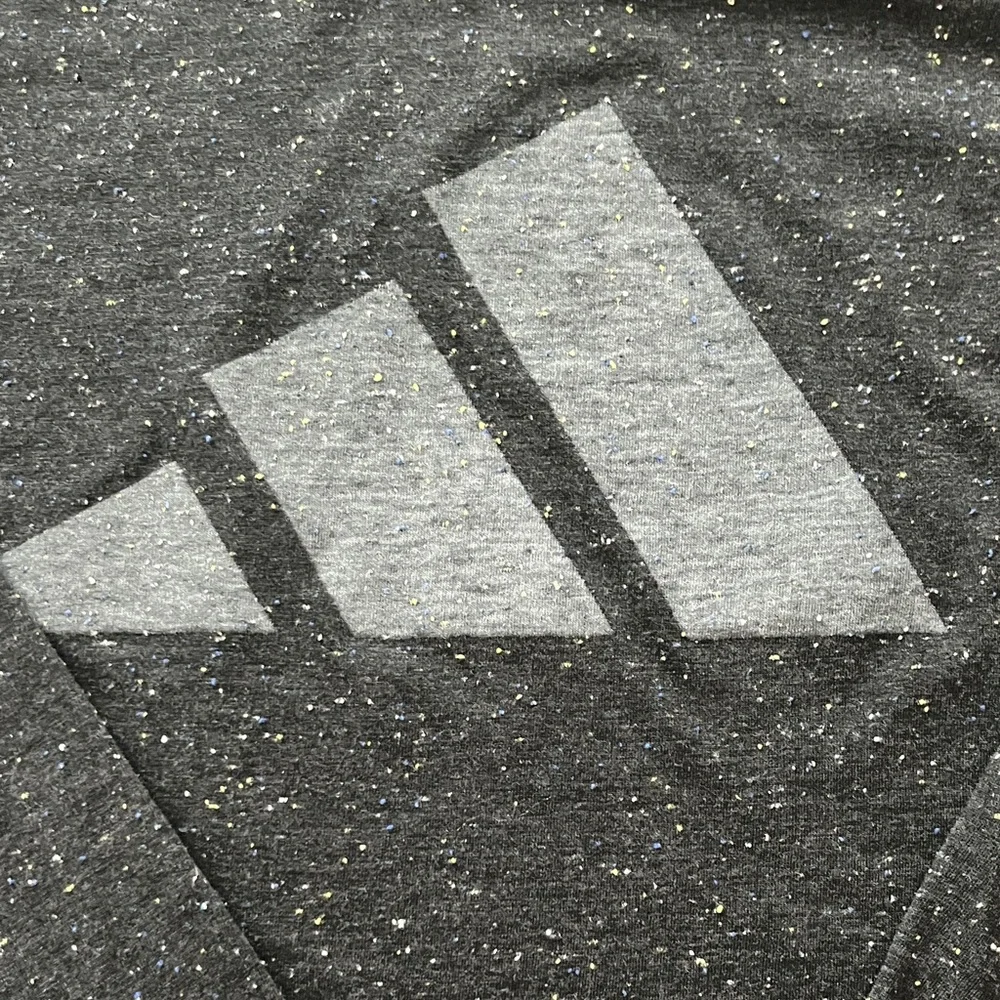 Adidas Women's Speckled Black Long Sleeve Tee - Picture 3 of 5